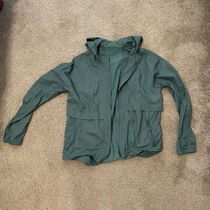 Lululemon Green Rain Jacket